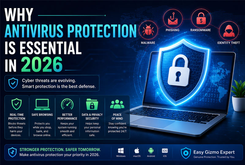 Why Antivirus Protection Is Essential in 2026